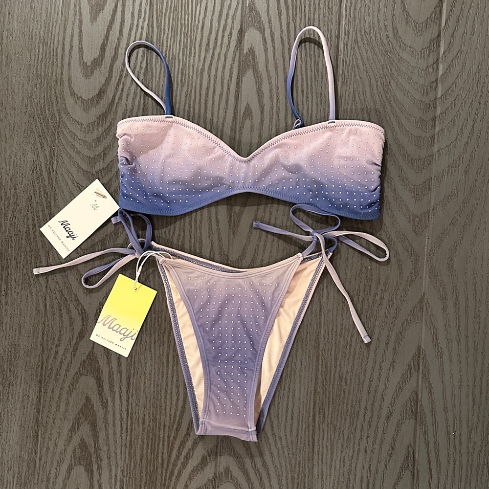 Maaji Lavender Ombre  Bikini Set - Lavender/Blue